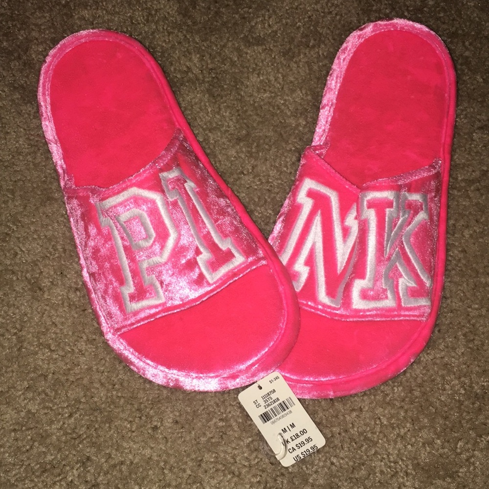 NWT Victoria Secret Pink Slippers